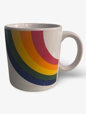 Vintage FTD Rainbow mug “Especially For You” KOREA 80’s retro ceramic mug cup